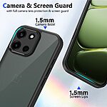 Σκληρή Πλάτη PC+TPU για OnePlus Nord 6 5G από OEM σε ημιδιάφανο μαύρο χρώμα με αντιχαρακτικό matte φινίρισμα και γωνίες airbag.