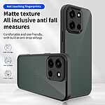Σκληρή Πλάτη PC+TPU για OnePlus Nord 6 5G από OEM σε ημιδιάφανο μαύρο χρώμα με αντιχαρακτικό matte φινίρισμα και γωνίες airbag.