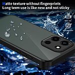 Σκληρή Πλάτη PC+TPU για OnePlus Nord 6 5G από OEM σε ημιδιάφανο μαύρο χρώμα με αντιχαρακτικό matte φινίρισμα και γωνίες airbag.