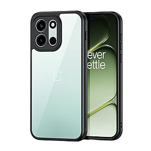 Σκληρή Πλάτη PC+TPU για OnePlus Nord 6 5G από DUX DUCIS Aimo Series σε Μαύρο χρώμα με διάφανη πλάτη και προστασία SGS 1.2μ.
