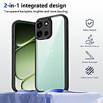 Σκληρή Πλάτη PC+TPU για OnePlus Nord 6 5G από OEM σε Μαύρο χρώμα με διάφανη πλάτη και matte φινίρισμα για άριστη προστασία.