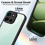 Σκληρή Πλάτη PC+TPU για OnePlus Nord 6 5G από OEM σε Μαύρο χρώμα με διάφανη πλάτη και matte φινίρισμα για άριστη προστασία.