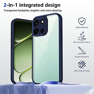 ΘΗΚΕΣ ΚΙΝΗΤΩΝ XIAOMI BLACK SHARK 3 ΑΞΕΣΟΥΑΡ ΚΙΝΗΤΩΝ XIAOMI BLACK SHARK 3 36 Σκληρή Πλάτη PC+TPU για OnePlus Nord 6 5G από OEM σε Μπλε χρώμα με διάφανη πλάτη και ματ φινίρισμα για άνετο κράτημα.