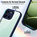 Σκληρή Πλάτη PC+TPU για OnePlus Nord 6 5G από OEM σε Μπλε χρώμα με διάφανη πλάτη και ματ φινίρισμα για άνετο κράτημα.