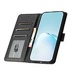 Flip Πορτοφόλι από Συνθετικό Δέρμα (PU) με TPU για OnePlus Nord 6 5G σε Μαύρο χρώμα με θήκες καρτών, stand και λουράκι καρπού.