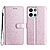 Flip Πορτοφόλι από Συνθετικό Δέρμα (PU) με TPU για OnePlus Nord 6 5G σε Μωβ Ανοιχτό χρώμα με θήκες καρτών, stand και λουράκι καρπού.