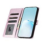 Flip Πορτοφόλι από Συνθετικό Δέρμα (PU) με TPU για OnePlus Nord 6 5G σε Μωβ Ανοιχτό χρώμα με θήκες καρτών, stand και λουράκι καρπού.