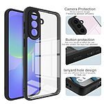 Σκληρή Πλάτη PC+TPU για Samsung Galaxy A37 5G από IMAK UX-9A Series σε Διάφανο χρώμα με ενισχυμένες γωνίες airbag για μέγιστη προστασία.