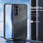 Σκληρή Πλάτη PC+TPU για Samsung Galaxy A37 5G από DUX DUCIS Aimo Series σε Μαύρο χρώμα με ματ φινίρισμα και προστασία από πτώσεις 1,2μ.