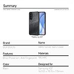 Σκληρή Πλάτη PC+TPU για Samsung Galaxy A37 5G από DUX DUCIS Aimo Series σε Μαύρο χρώμα με ματ φινίρισμα και προστασία από πτώσεις 1,2μ.