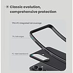 Σκληρή Πλάτη PC+TPU για Samsung Galaxy A37 5G από τη σειρά NILLKIN Frosted Shield Pro σε Μαύρο χρώμα με ματ επιφάνεια και anti-fingerprint προστασία.