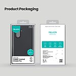 Σκληρή Πλάτη PC+TPU για Samsung Galaxy A37 5G από τη σειρά NILLKIN Frosted Shield Pro σε Μαύρο χρώμα με ματ επιφάνεια και anti-fingerprint προστασία.