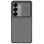 Σκληρή Πλάτη PC+TPU για Samsung Galaxy A37 5G από NILLKIN Camshield Pro Series σε Μαύρο χρώμα με slider προστασίας κάμερας.