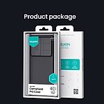 Σκληρή Πλάτη PC+TPU για Samsung Galaxy A37 5G από NILLKIN Camshield Pro Series σε Μαύρο χρώμα με slider προστασίας κάμερας.