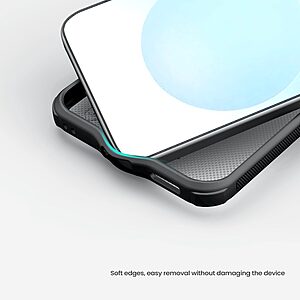 Σκληρή Πλάτη PC+TPU για Samsung Galaxy A37 5G από NILLKIN Super Frosted Shield Pro σε Μαύρο χρώμα με ματ φινίρισμα UV και αντιχαρακτική επιφάνεια.