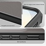 Σκληρή Πλάτη PC+TPU για Samsung Galaxy A37 5G από NILLKIN Super Frosted Shield Pro σε Μαύρο χρώμα με ματ φινίρισμα UV και αντιχαρακτική επιφάνεια.