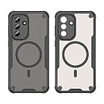 Σκληρή Πλάτη PC+TPU για Samsung Galaxy A37 5G από OEM σε Μαύρο χρώμα με ενσωματωμένο μαγνήτη, αερόσακους γωνιών και frosted φινίρισμα.