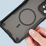Σκληρή Πλάτη PC+TPU για Samsung Galaxy A37 5G από OEM σε Μαύρο χρώμα με ενσωματωμένο μαγνήτη, αερόσακους γωνιών και frosted φινίρισμα.