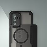 Σκληρή Πλάτη PC+TPU για Samsung Galaxy A37 5G από OEM σε Μαύρο χρώμα με ενσωματωμένο μαγνήτη, αερόσακους γωνιών και frosted φινίρισμα.
