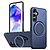 Σκληρή Πλάτη PC+TPU για Samsung Galaxy A37 5G από OEM σε Μπλε χρώμα με περιστρεφόμενο Stand 360° και συμβατότητα MagSafe.