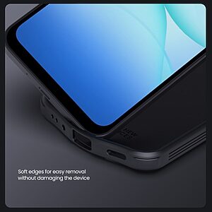 Σκληρή Πλάτη PC+TPU για Samsung Galaxy A37 5G από NILLKIN Camshield Pro Series με καλύπτρα κάμερας ολίσθησης για πλήρη προστασία.