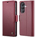 Flip Πορτοφόλι από Συνθετικό Δέρμα (PU) για Samsung Galaxy A37 5G από CASEME 023 Series σε Κόκκινο με RFID προστασία και Stand.