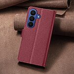 Flip Πορτοφόλι από Συνθετικό Δέρμα (PU) με TPU για Samsung Galaxy A37 5G από BINFEN COLOR BF32 σε Κόκκινο με RFID προστασία και θήκες καρτών.