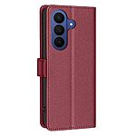 Flip Πορτοφόλι από Συνθετικό Δέρμα (PU) με TPU για Samsung Galaxy A37 5G από BINFEN COLOR BF32 σε Κόκκινο με RFID προστασία και θήκες καρτών.