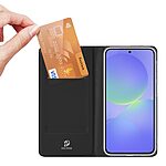 Flip Θήκη από Συνθετικό Δέρμα (PU) με TPU για Samsung Galaxy A37 5G από DUX DUCIS Skin Pro Series σε Μαύρο χρώμα με θήκη κάρτας και Stand.