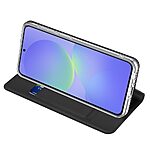 Flip Θήκη από Συνθετικό Δέρμα (PU) με TPU για Samsung Galaxy A37 5G από DUX DUCIS Skin Pro Series σε Μαύρο χρώμα με θήκη κάρτας και Stand.