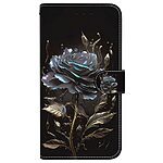 Flip Πορτοφόλι από Συνθετικό Δέρμα (PU) για Samsung Galaxy A37 5G σε Μαύρο χρώμα με θήκες καρτών, Stand και Λουράκι καρπού.