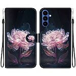 Flip Πορτοφόλι από Συνθετικό Δέρμα (PU) με TPU για Samsung Galaxy A37 5G σε Μωβ χρώμα με θήκες καρτών, stand και λουράκι καρπού.