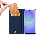 Flip Θήκη από Συνθετικό Δέρμα (PU) με TPU για Samsung Galaxy A37 5G από DUX DUCIS Skin Pro Series σε Μπλε χρώμα με θήκη κάρτας και Stand.