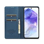 Flip Πορτοφόλι από Συνθετικό Δέρμα (PU) με TPU για Samsung Galaxy A37 5G από LC.IMEEKE L1 Series σε Μπλε χρώμα με Wallet και Stand.