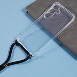 Πλάτη TPU για Samsung Galaxy A37 5G από OEM σε Διάφανο χρώμα με ενισχυμένες γωνίες shockproof και λουράκι μεταφοράς.