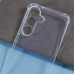 Πλάτη TPU για Samsung Galaxy A37 5G από OEM σε Διάφανο χρώμα με ενισχυμένες γωνίες shockproof και λουράκι μεταφοράς.