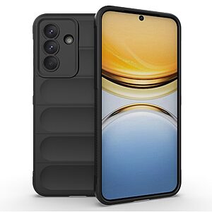Πλάτη TPU για Samsung Galaxy A37 5G από OEM σε Μαύρο χρώμα με αντικραδασμική προστασία και anti-slip σχεδιασμό για ασφαλές κράτημα.