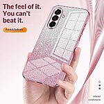 Πλάτη TPU για Samsung Galaxy A37 5G από OEM με gradient glitter σχέδιο και ηλεκτρολυτικό φινίρισμα σε μαύρο χρώμα.