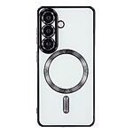 Πλάτη TPU για Samsung Galaxy A37 5G από OEM με ηλεκτρολυτικό σχεδιασμό CD vein, μαγνητική συμβατότητα και προστασία φακού κάμερας σε Μαύρο χρώμα.