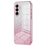 Πλάτη TPU για Samsung Galaxy A37 5G από OEM σε Ροζ χρώμα με gradient glitter σχεδιασμό και ηλεκτρολυτικό φινίρισμα για κομψή προστασία.