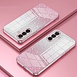 Πλάτη TPU για Samsung Galaxy A37 5G από OEM σε Ροζ χρώμα με gradient glitter σχεδιασμό και ηλεκτρολυτικό φινίρισμα για κομψή προστασία.