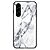 Σκληρή Πλάτη PC + Tempered Glass για Samsung Galaxy A57 5G από OEM με μαρμάρινο σχέδιο σε Λευκό χρώμα. Τριπλή προστασία με Tempered Glass, PC και TPU.