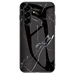 Σκληρή Πλάτη PC+Tempered Glass για Samsung Galaxy A57 5G από OEM σε Μαύρο χρώμα με μοτίβο μαρμάρου και τριπλή προστασία.