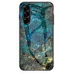 Σκληρή Πλάτη PC+Tempered Glass για Samsung Galaxy A57 5G από OEM με μοτίβο μαρμάρου σε Σμαραγδί χρώμα. Τριπλή προστασία με γυαλί, PC και TPU.