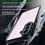 Σκληρή Πλάτη PC+TPU για Samsung Galaxy A57 5G από IMAK UX-9A Series σε Διάφανο χρώμα με ενισχυμένες γωνίες αερόσακων για μέγιστη προστασία.