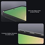 Σκληρή Πλάτη PC+TPU για Samsung Galaxy A57 5G από NILLKIN Camshield Pro Series σε ημιδιάφανο μαύρο χρώμα με sliding κάλυμμα κάμερας.