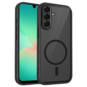 Σκληρή Πλάτη PC+TPU για Samsung Galaxy A57 5G από OEM σε ημιδιάφανο χρώμα με μαγνητικό δακτύλιο και προστασία από πτώσεις.