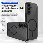 Σκληρή Πλάτη PC+TPU για Samsung Galaxy A57 5G από OEM σε ημιδιάφανο χρώμα με μαγνητικό δακτύλιο και προστασία από πτώσεις.