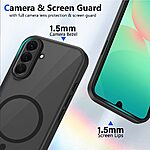 Σκληρή Πλάτη PC+TPU για Samsung Galaxy A57 5G από OEM σε ημιδιάφανο χρώμα με μαγνητικό δακτύλιο και προστασία από πτώσεις.