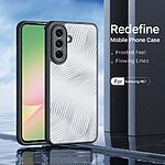 Σκληρή Πλάτη PC+TPU για Samsung Galaxy A57 5G από DUX DUCIS Aimo Series σε Μαύρο χρώμα με αντοχή σε πτώσεις 1.2μ και πιστοποίηση SGS.